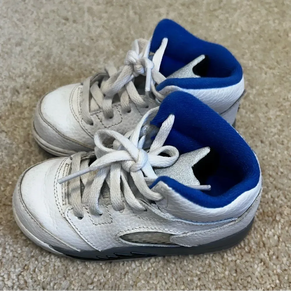 JORDAN 5 RETRO WHITE STEALTH 8C